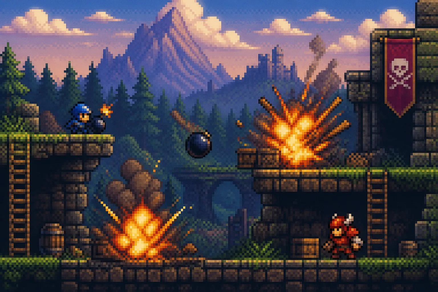 Kaboomania im Test: Zwischen 16-Bit-Nostalgie und spielerischer Leere
